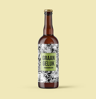 Afbeelding van GraanGeluk Roggeweizen 75 cl